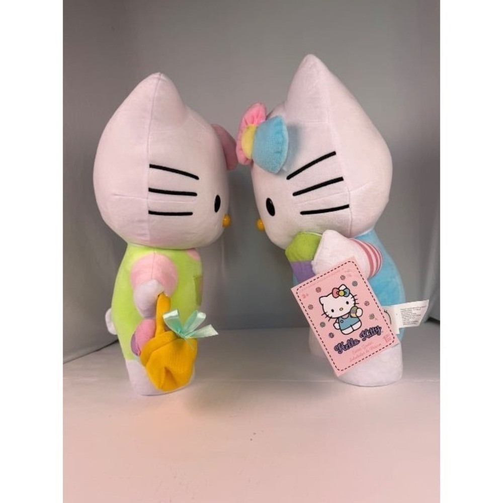 NWT Hello Kitty 2026 Easter Greeter Pair (Green and Blue ) Burlington Pair - Picture 3 of 5